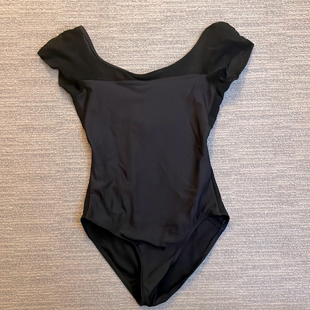 Black wearmoi leotard, adult small